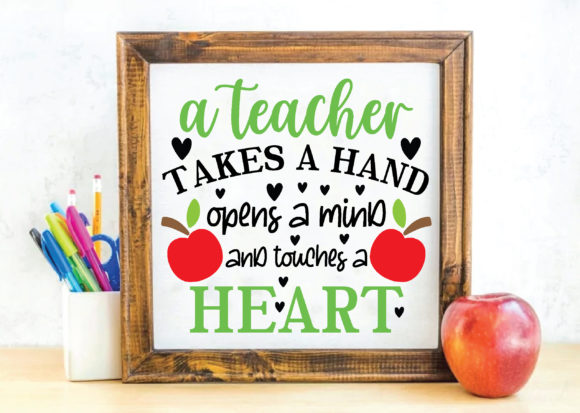 A Teacher Takes a Hand Opens a Mind and Graphics for Crafts
